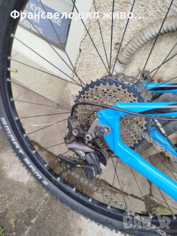 29 цола алуминиев велосипед колело размер 42, 1 по 11 скорости Shimano deore xt, Manitou, avid , снимка 4 - Велосипеди - 53617342