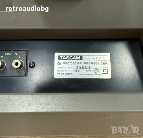 🔈Ролков колекционерски магнетофон TASCAM 22-2🔈, снимка 7 - Декове - 53703640