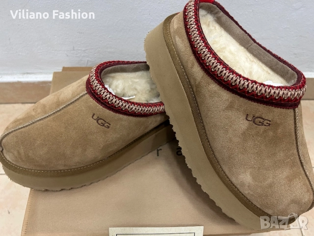 UGG естествен велур пантофки, снимка 2 - Дамски ежедневни обувки - 52374981