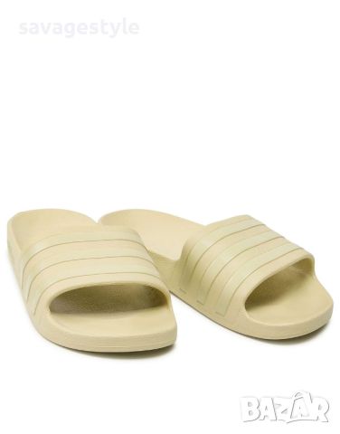 Мъжки чехли ADIDAS Adilette Aqua Slides Beige, снимка 3 - Джапанки - 45760173