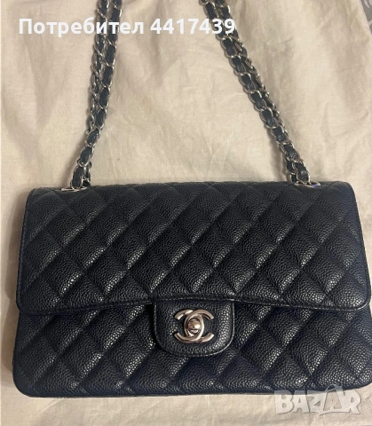 Естествена кожа чанта Chanel , снимка 3 - Чанти - 53714235