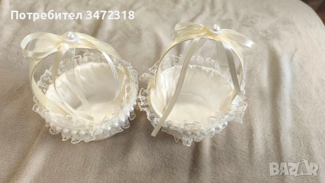 Сватбени кошнички, снимка 2 - Сватбени аксесоари - 53456248
