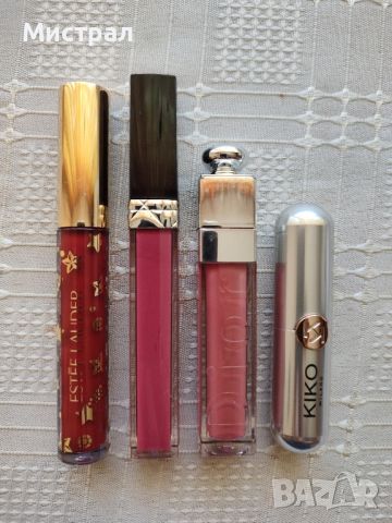 Гланц за устни Dior, Estee Lauder, Kiko, снимка 1 - Декоративна козметика - 45263342