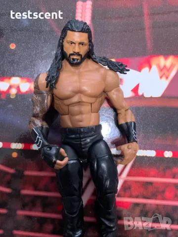 Екшън фигура WWE Roman Reigns Роман Рейнс ELITE SERIES Bloodline mattel figure елит, снимка 18 - Колекции - 49171814