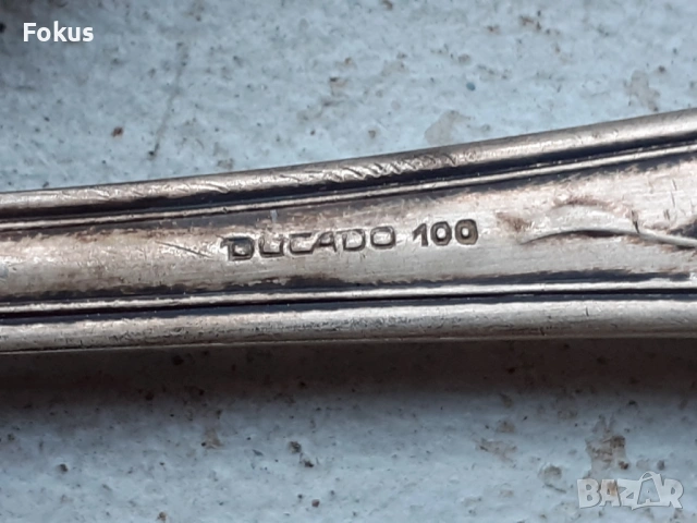 Лот стари колекционерски лъжици и вилица Christofle и други, снимка 4 - Антикварни и старинни предмети - 53498618