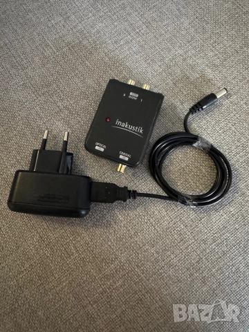 DAC Inakustik SPDIF digital to analogue audio converter Цифрово аналогов преобразувател ЦАП, снимка 6 - Други - 52194927