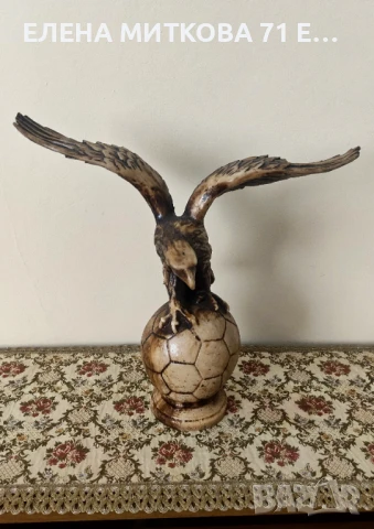 Голяма и много масивна статуетка на орел, снимка 5 - Статуетки - 51370333