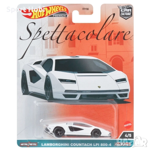 Hot Wheels - Spettacolare - Lamborghini Countach LPI 800-4