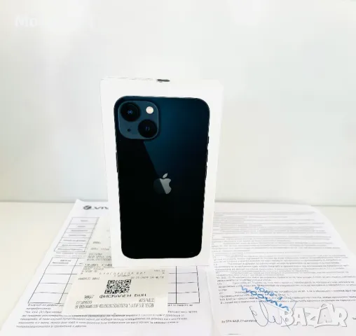 НОВ! Запечатан! iPhone 13 128GB Midnight 2г.ГАРАНЦИЯ!, снимка 1