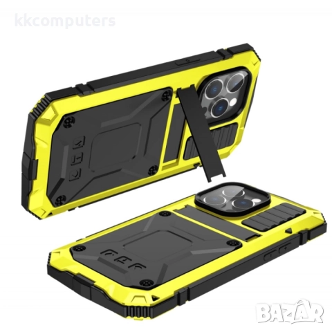 Apple iPhone 14 Pro Max R-JUST Удароустойчив/Водоустойчив Калъф и Протектор, снимка 5 - Калъфи, кейсове - 52704374