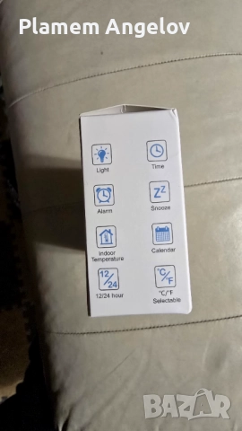 Модерен LED цифров будилник-часовник,температура,календар

| Регулиране на яростта, снимка 2 - Друга електроника - 52944963