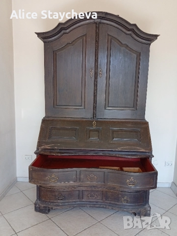 Старинно бюро / секретер , снимка 4 - Антикварни и старинни предмети - 51616999