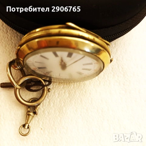 Старинен джобен часовник, снимка 10 - Антикварни и старинни предмети - 52993187