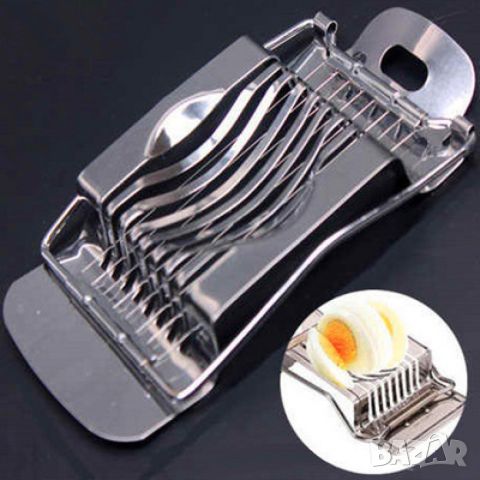 Уред за ръчно рязане на варени яйца от неръждаема стомана, снимка 4 - Други - 46426362