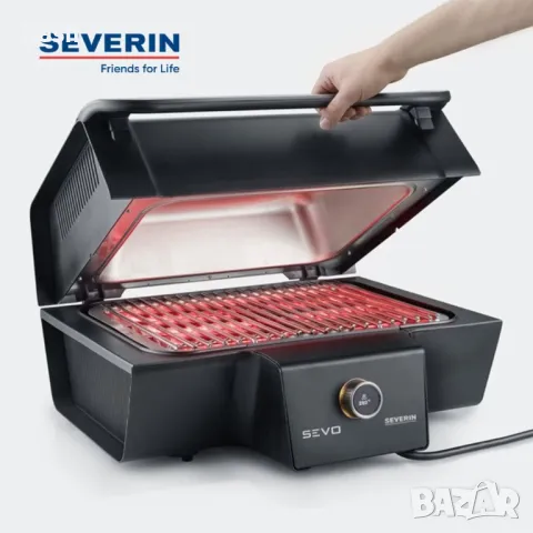 Електрическа скара / грил Severin PG 8107 SEVO GTS, 3000 W, снимка 4 - Барбекюта - 48940463