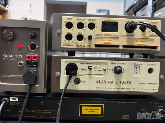 Quad 303 Quad 33 Quad FM3 колекционерска британска система, снимка 2 - Аудиосистеми - 53447485