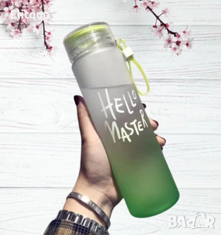 500 мл градиентна цветна бутилка за вода, снимка 5 - Буркани, бутилки и капачки - 52840541