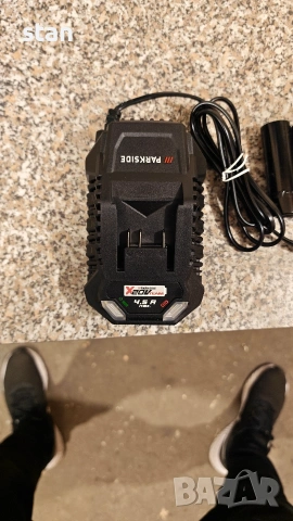 зарядно Parkside 20V 4.5Ампера+камъни17,19,21,23, снимка 2 - Други инструменти - 53700761