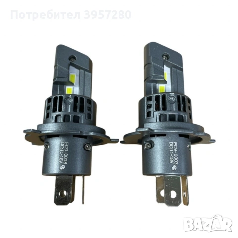 Универсални LED Крушки за Автомобил – E4X H4 / E4X H7 / E4S H7, снимка 5 - Части - 53324875