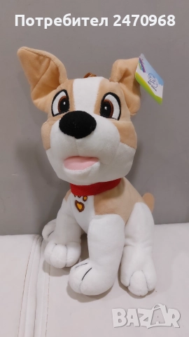 Плюшено кученце - 25 см., снимка 2 - Плюшени играчки - 52637978