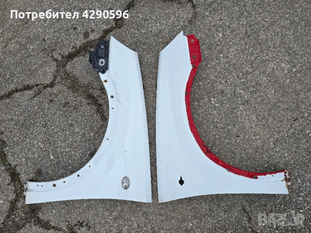 Калник ляв десен бял за Opel Combo / Corsa C / Опел Комбо / Корса Ц