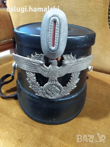 Рядка стара немска каска/шапка, снимка 2 - Антикварни и старинни предмети - 53590085