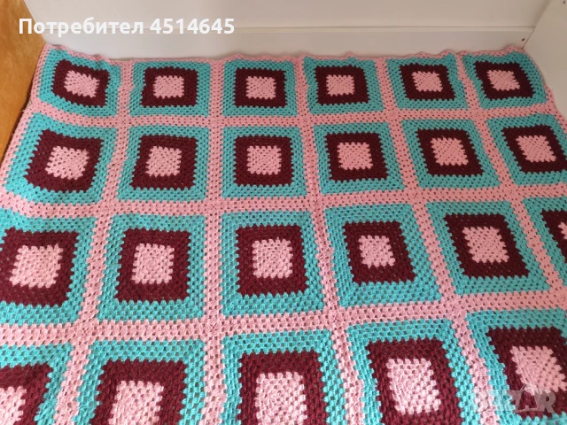 Кувертюра ръчно плетена 200/145