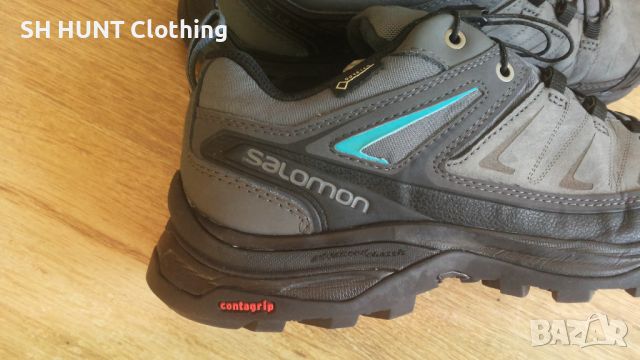 SALOMON X ULTRA GORE-TEX Leather Shoes EUR 37 1/3 обувки естествена кожа водонепромукаеми - 1065, снимка 4 - Маратонки - 46164109