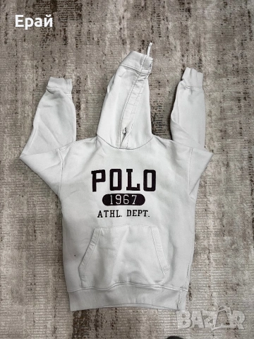 Бял суитшърт Polo