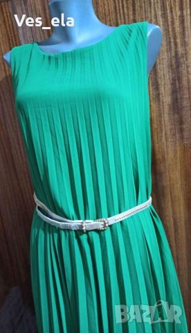 зелена рокля солей , снимка 2 - Рокли - 45536509