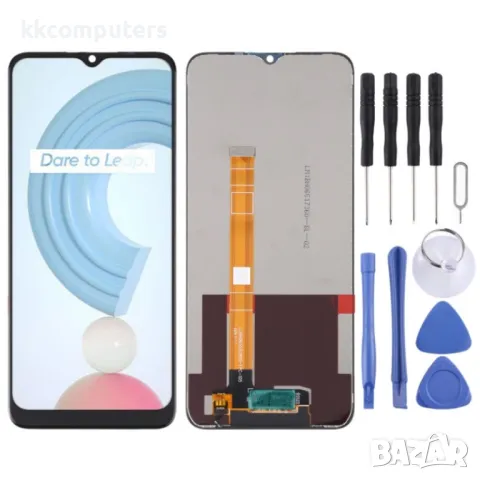 LCD Дисплей и Тъч Скрийн за OPPO Realme C21Y / C25YRMX3261, снимка 1 - Резервни части за телефони - 47224939