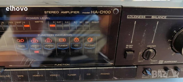 Стерео усилвател Hatachi HA-D100, снимка 10 - Ресийвъри, усилватели, смесителни пултове - 51038159
