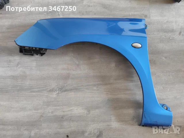 Преден ляв калник за Peugeot 307 син цвят 