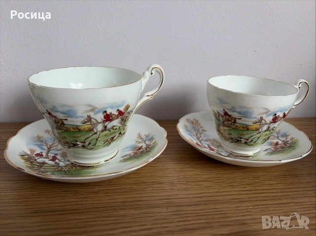 Троен сет за чай Regency -2 броя, снимка 2 - Сервизи - 54011056