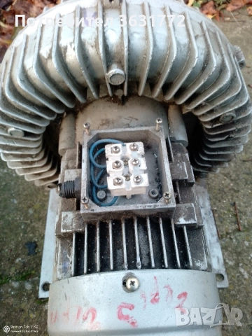 Ел . двигатели, всички в движение, всички по 70лв, всички са трифазни, могат да станат и монофазни, снимка 10 - Електродвигатели - 52518862