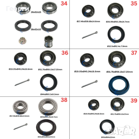 Колесен лагер главина, снимка 8 - Части - 51861014