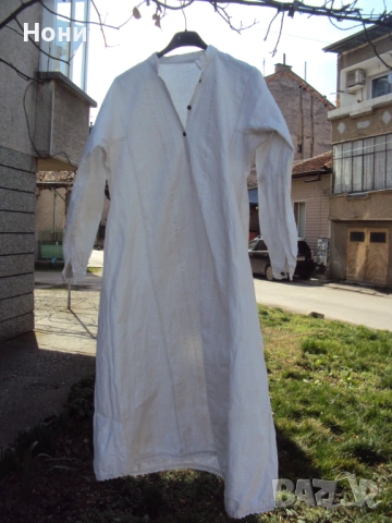 Дълга риза автентична от дебел кенар., снимка 2 - Антикварни и старинни предмети - 53755204