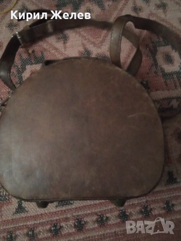 Кръгла кожена чанта 53732, снимка 3 - Чанти - 53447217