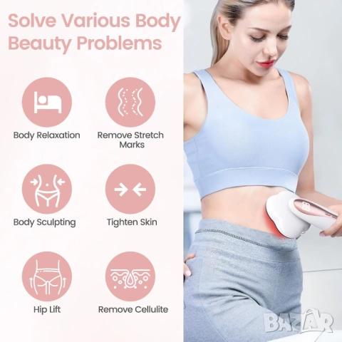 Антицелулитен масажор - Fat Burning Iron, снимка 5 - Масажори - 53446842