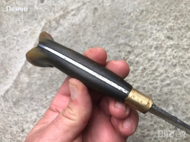 автентичен възрожденски нож /каракулак/, снимка 18 - Ножове - 50663772