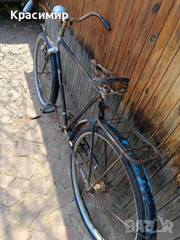 Старо колело /велосипед Диамант, за реставрация, снимка 7 - Антикварни и старинни предмети - 53847334