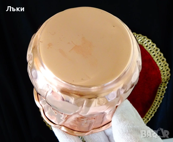 Медна чаша,медна халба,чиста червена мед 600 мл, снимка 5 - Антикварни и старинни предмети - 53817408