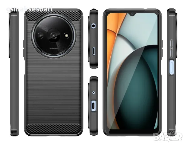 Xiaomi Redmi A3 - Удароустойчив Кейс Гръб CARBON, снимка 3 - Калъфи, кейсове - 47009229