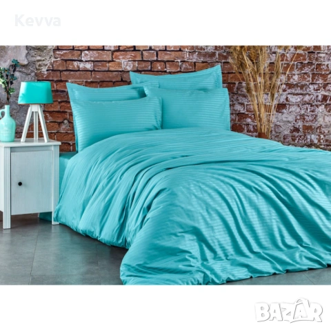 СПАЛЕН КОМПЛЕКТ 4 ЧАСТИ - 100% ПАМУК САТЕН