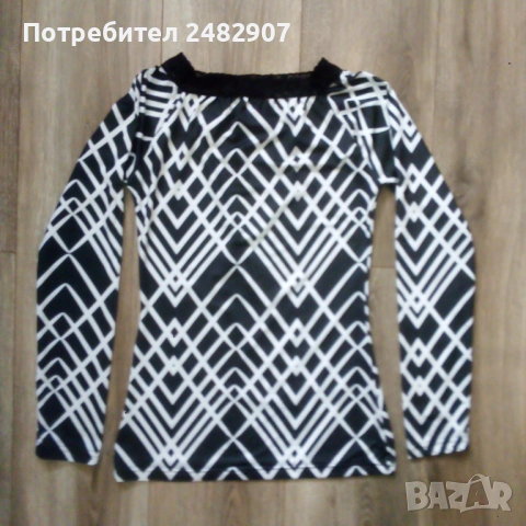 Ефектна дамска блуза   , снимка 2 - Блузи с дълъг ръкав и пуловери - 52016386