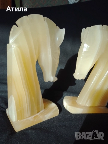 скулптура оникс стопери за книги 19 см, снимка 2 - Статуетки - 52822924