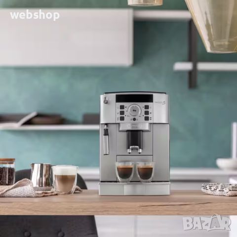 Кафеавтомат De’Longhi Magnifica S ECAM 1450 W, 15 bar, 1.8 л, Бял, БЕЗПЛАТНА ДОСТАВКА, снимка 2 - Кафемашини - 46137305