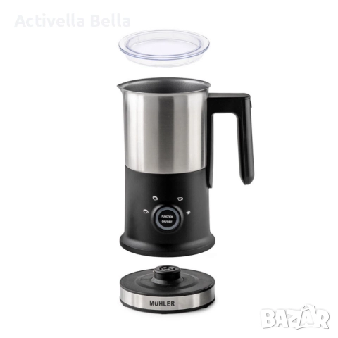 Кана за мляко на пяна Muhler MFF-44S – Гъста и пухкава пяна за секунди у дома, снимка 2 - Кани - 52572020