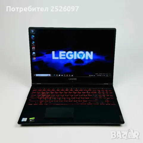 Lenovo Legion 15,6” IPS/i5-9300H/GTX 1650/16GB DDR4/128GB NVMe+1TB, снимка 2 - Лаптопи за игри - 47190460