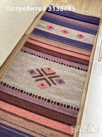 Вълнена черга, снимка 2 - Килими - 53723827